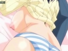Anime gives blowjob added to gets jizz